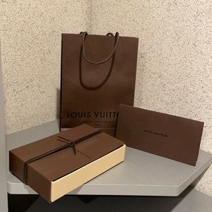 Louis vitton box with original shopping bag